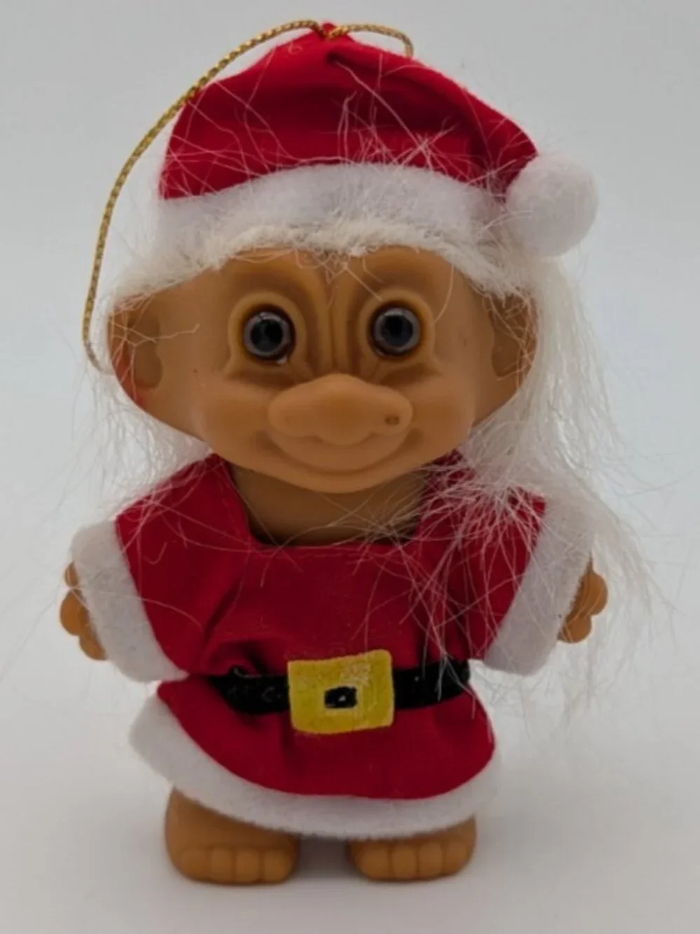 vintage Russ Troll Santa Claus doll figure Ornament